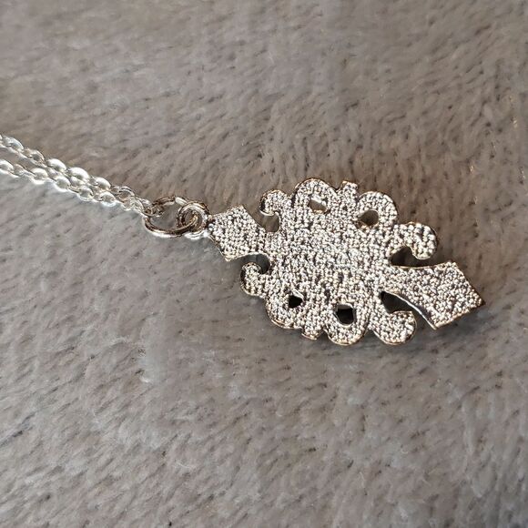 Black Onyx Dangle Earrings and necklace - Picture 5 of 6